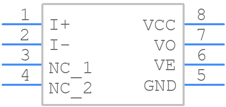 HCPL-4200-000E - Avago Technologies - PCB symbol