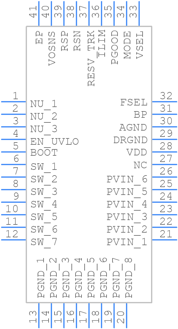TPS548D22RVFR - Texas Instruments - PCB symbol