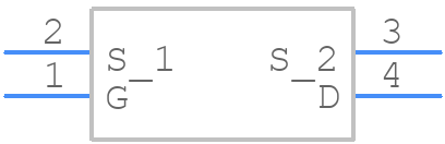 SI8808DB-T2-E1 - Vishay - PCB symbol