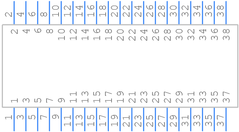 AXT338124 - Panasonic - PCB symbol