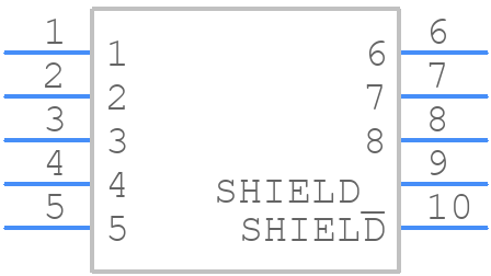 FRJAE-488 - Amphenol - PCB symbol