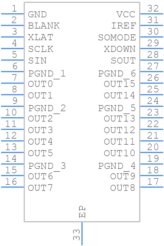 HPA00209DAPR - Texas Instruments - PCB symbol