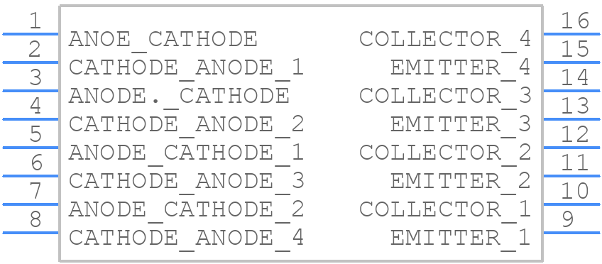PS2805-4-F3-A - CEL - PCB symbol
