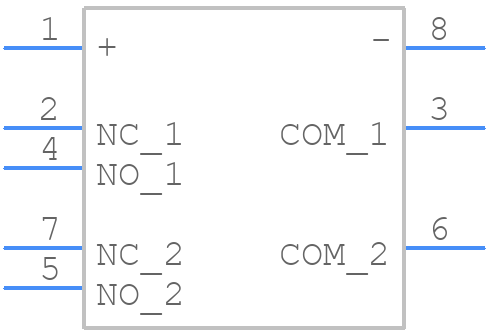 G6K-2F-Y-DC5 - Omron Electronics - PCB symbol