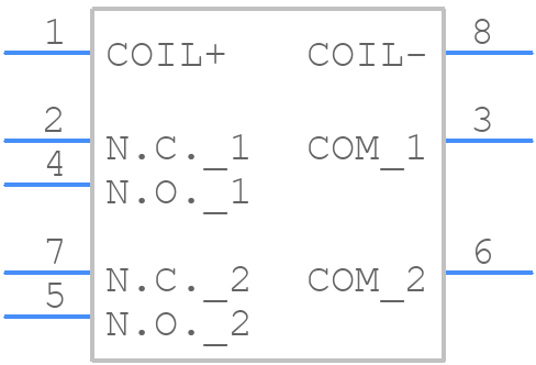 G6K-2F-Y-DC5 - OMRON Electronics - PCB symbol