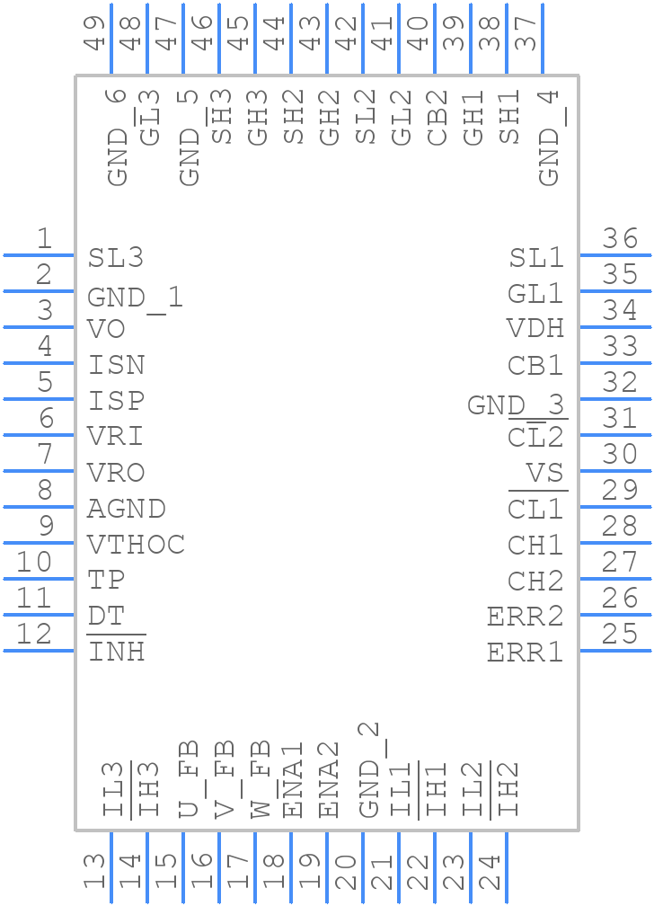 TLE7183F - Infineon - PCB symbol