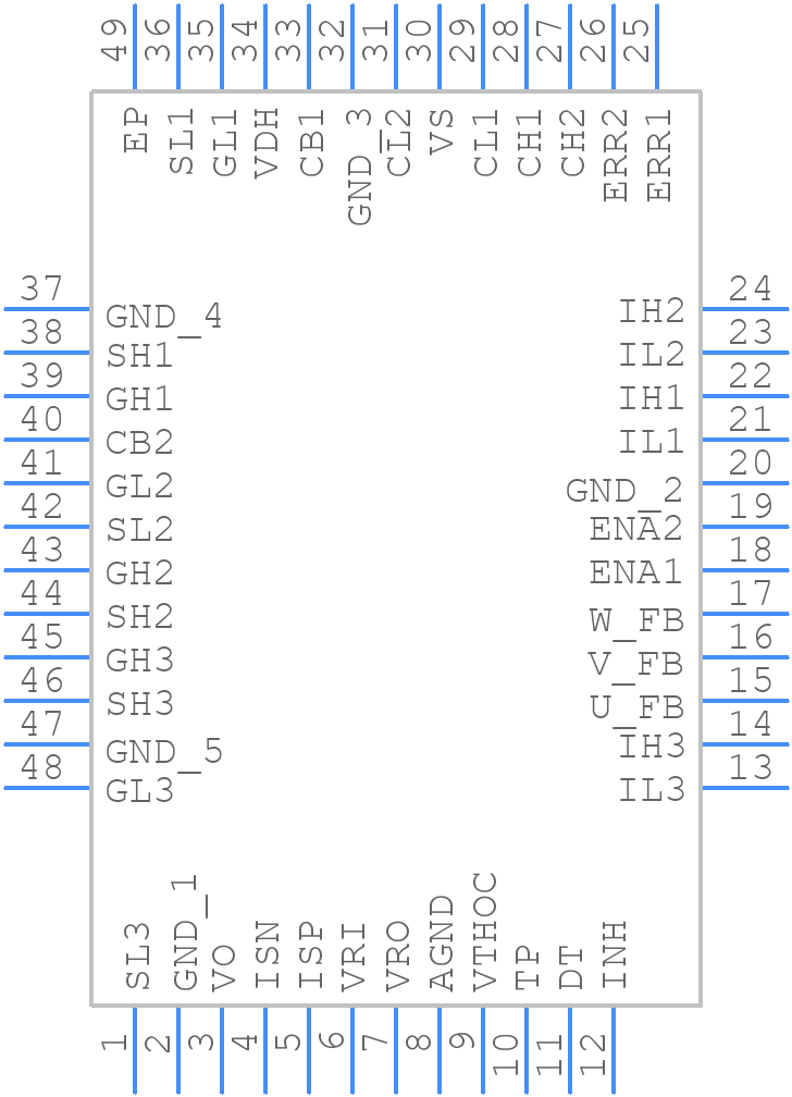 TLE7183FXUMA6 - Infineon - PCB symbol