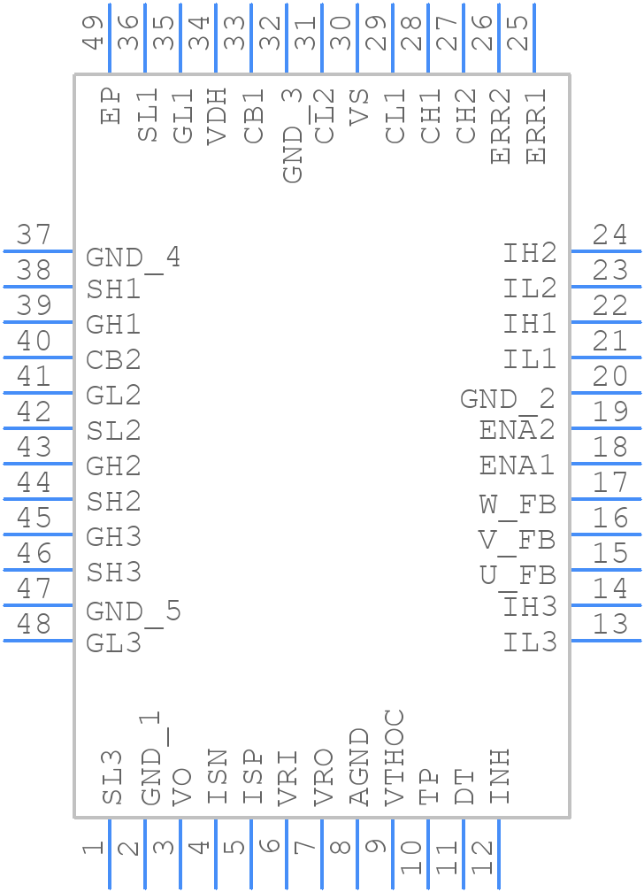 TLE7183FXUMB1 - Infineon - PCB symbol
