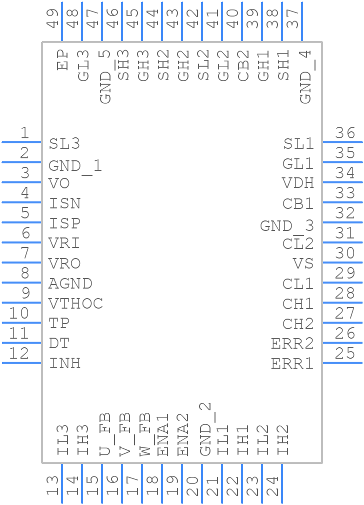 TLE7183FXUMA8 - Infineon - PCB symbol