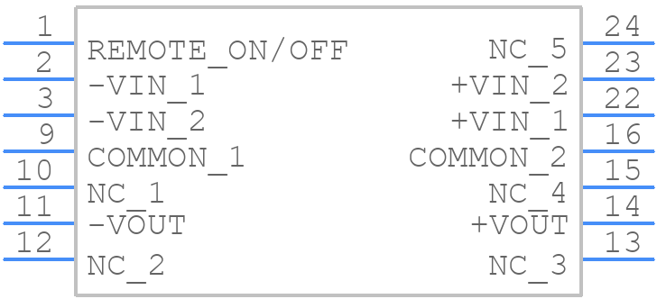 SF05D1205A - Delta Electronics - PCB symbol