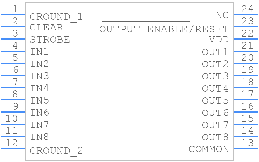 MIC58P01YWM - Microchip - PCB symbol