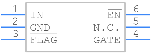 MAX4840AEXT+T - Analog Devices - PCB symbol