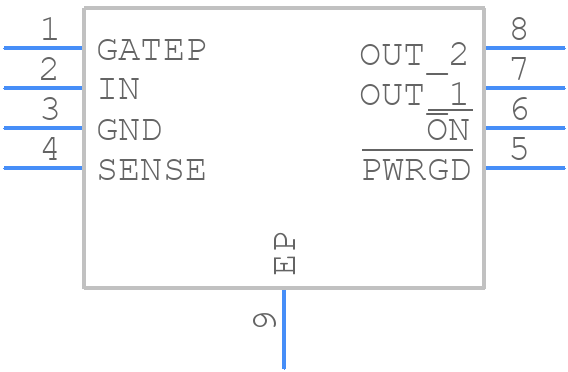 LTC4362IDCB-2#PBF - Analog Devices - PCB symbol