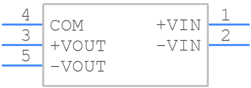 JCK1512D15 - XP POWER - PCB symbol