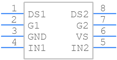LTC1155IS8 - Analog Devices - PCB symbol