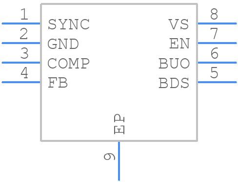 TLE8366EV - Infineon - PCB symbol