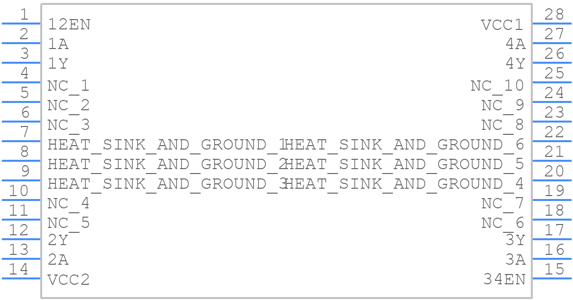 L293DDWP - Texas Instruments - PCB symbol