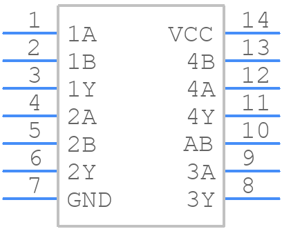 TC74VHC32FT - Toshiba - PCB symbol