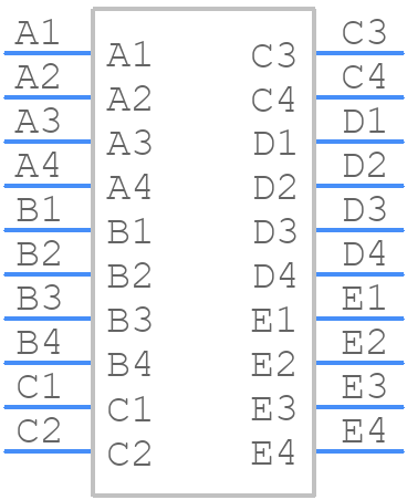 254988 - TE Connectivity - PCB symbol