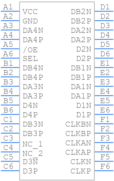 FSA646UCX - onsemi - PCB symbol