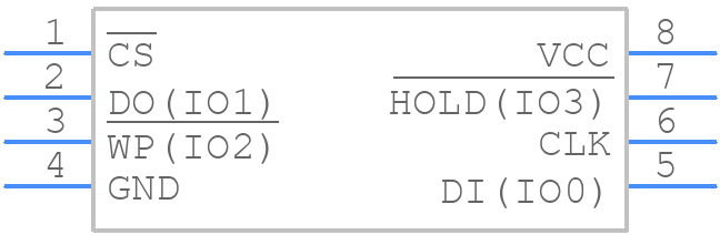 W25Q16DVSNIG - Winbond - PCB symbol