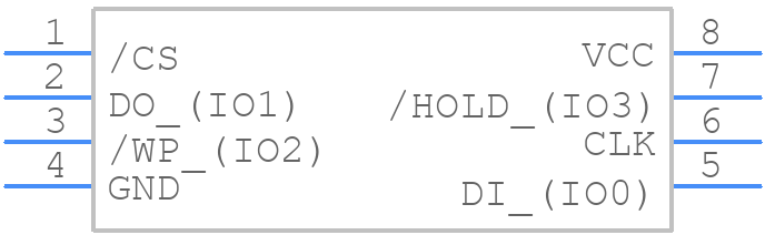 W25Q16DWSSIG - Winbond - PCB symbol
