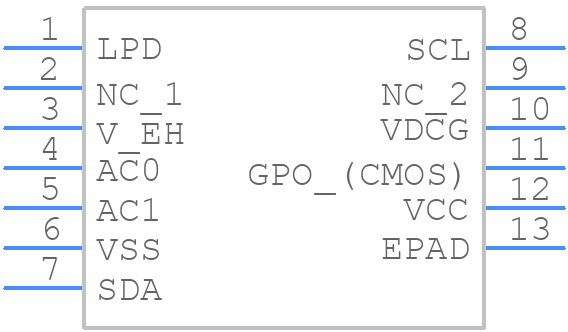 ST25DV04K-JFR6D3 - STMicroelectronics - PCB symbol