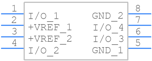 CDNBS08-SRDA3.3-4 - Bourns - PCB symbol