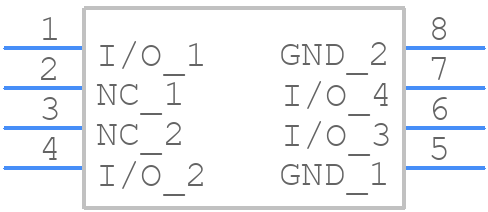 SRDA05-4 - SEMTECH - PCB symbol