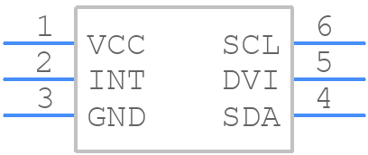 BH1730FVC-TR - ROHM Semiconductor - PCB symbol