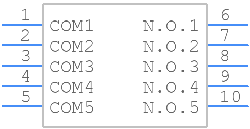 A6E-5101-N - OMRON Electronics - PCB symbol