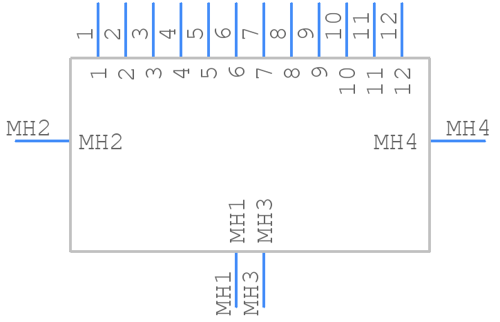 0527461271 - Molex - PCB symbol