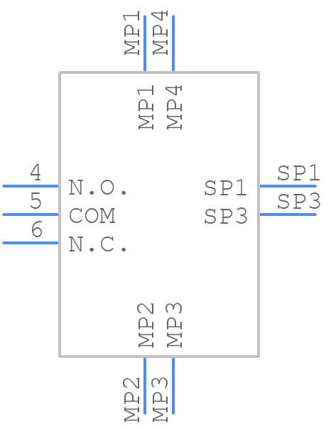 G3T13AB - NKK Switches - PCB symbol