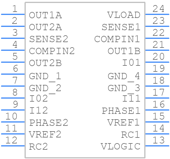 MTS62C19A-LS105 - Microchip - PCB symbol