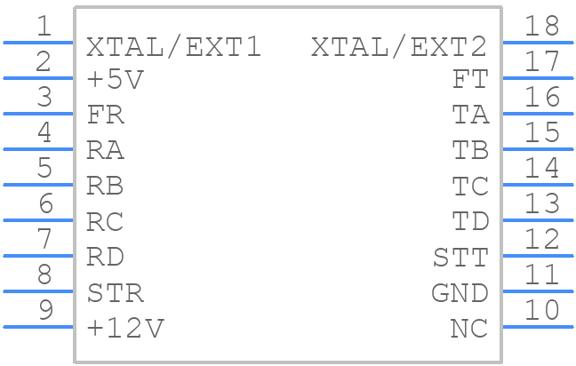 BR1941M - WESTERN DIGITAL - PCB symbol