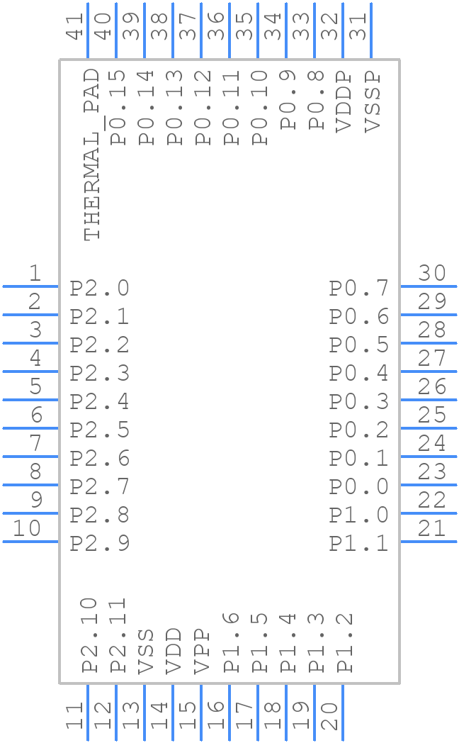 XMC1302Q040X0016ABXUMA1 - Infineon - PCB symbol