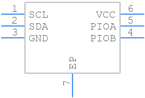 DS28C36Q+T - Analog Devices - PCB symbol