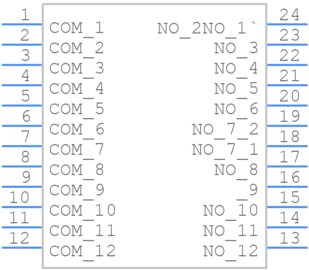 204-216ST - CTS - PCB symbol