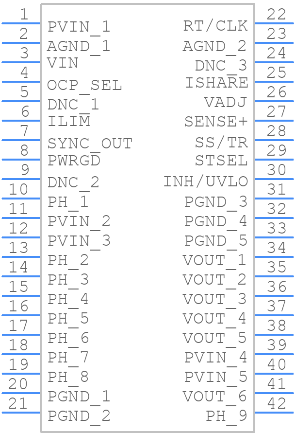 LMZ31710RVQR - Texas Instruments - PCB symbol