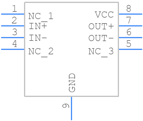 DS25BR150TSDX/NOPB - Texas Instruments - PCB symbol