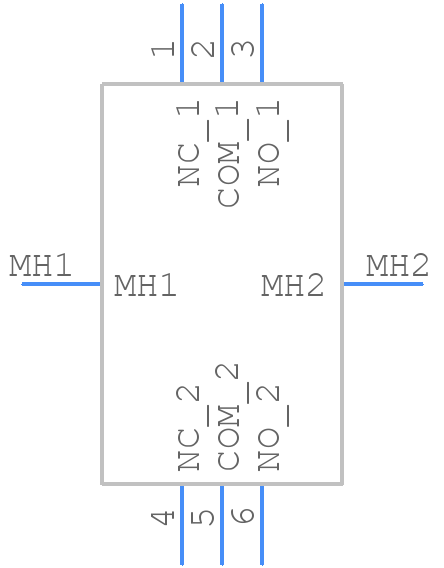 MFS201N-4-Z - Nidec Copal - PCB symbol