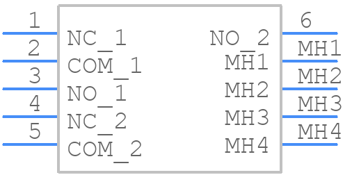 MFS201N-19-Z - Nidec Copal - PCB symbol