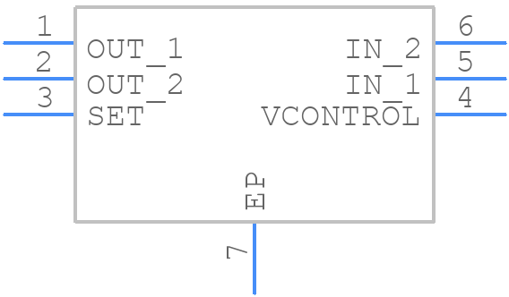 LT3085EDCB#PBF - Analog Devices - PCB symbol