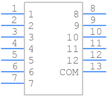 56SDP30-01PAJN - Grayhill - PCB symbol