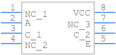 SFH6345-X019T - Vishay - PCB symbol