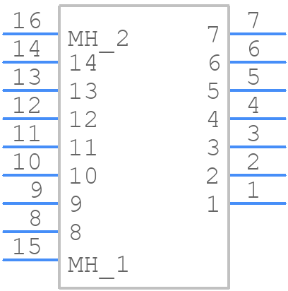 M80-5431442 - Harwin - PCB symbol