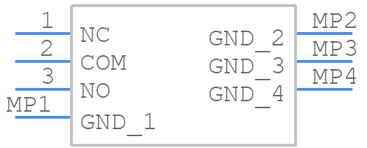 MLL1200S - TE Connectivity - PCB symbol