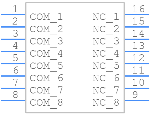 90HBW08PT - Grayhill - PCB symbol