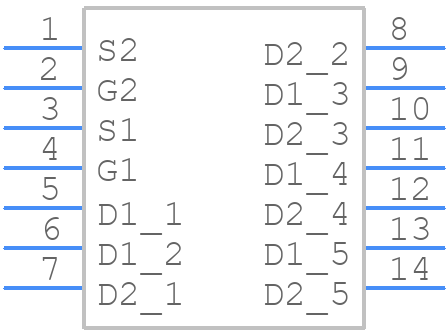 STL66DN3LLH5 - STMicroelectronics - PCB symbol