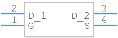SI8481DB-T1-E1 - Vishay - PCB symbol